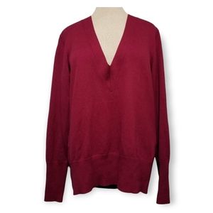 Banana Republic Cashmere/Silk Blend V-Neck Sweater